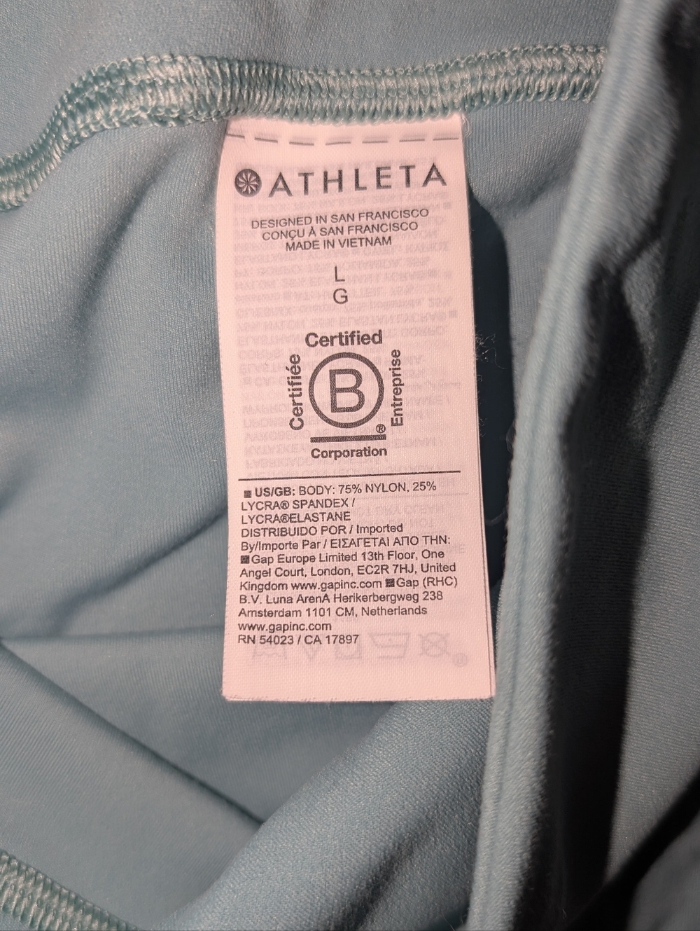 Athleta Leggings Ultra High Rise Elation Tight In Sage Green - Picture 5 of 7